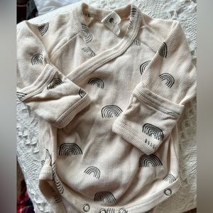 Kate Quinn LONG SLEEVE WRAP BODYSUITS 0-3